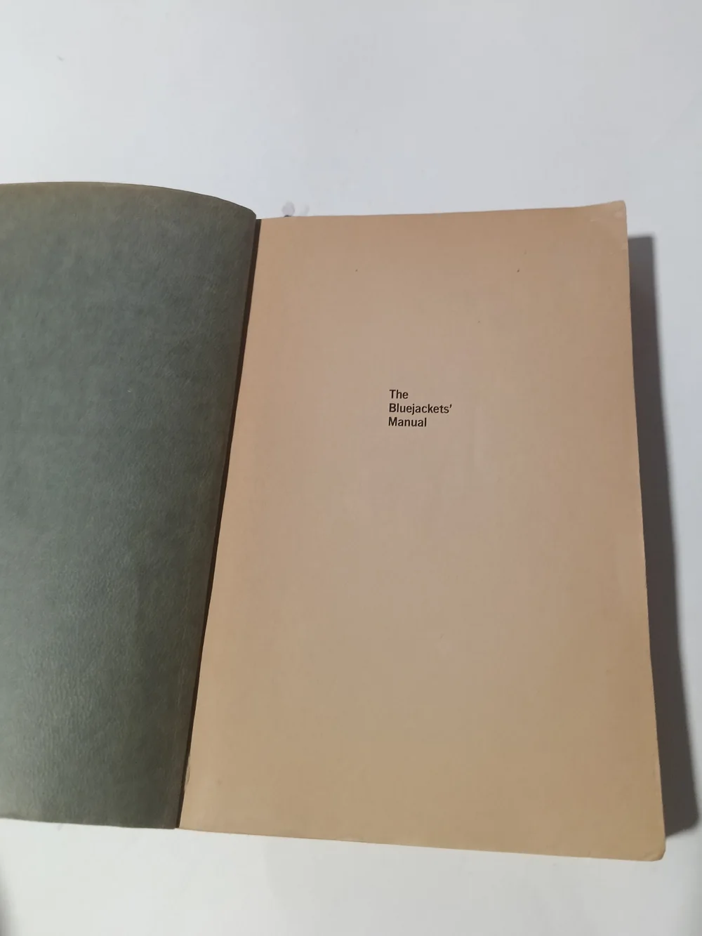 The Bluejackets' Manual 19th Edition - Blue Notebook